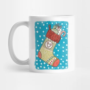 Christmas stocking, Christmas collection Mug